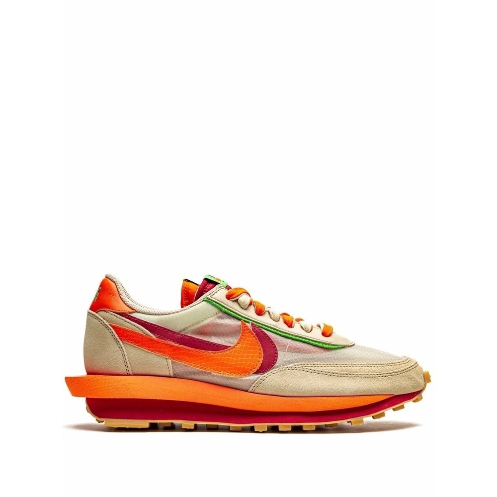 Nike x sacai x CLOT LDWaffle "Net Orange Blaze" sneakers - Sz Men's 5 /Women's 7